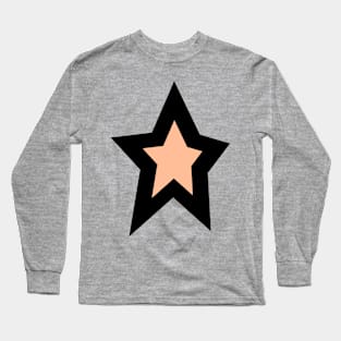 Peach Fuzz Star Long Sleeve T-Shirt